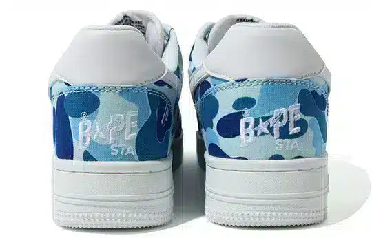 BAPESTA ABC Blue Camo Shoes