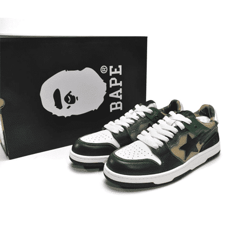 BAPE STA Sk8 Low Camo Shoes