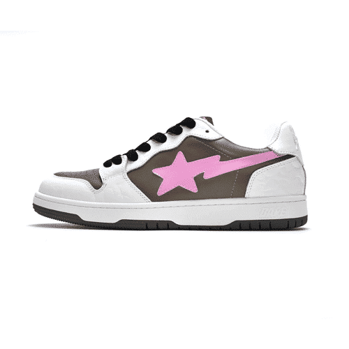 BAPE STA Sk8 Low White Shoes