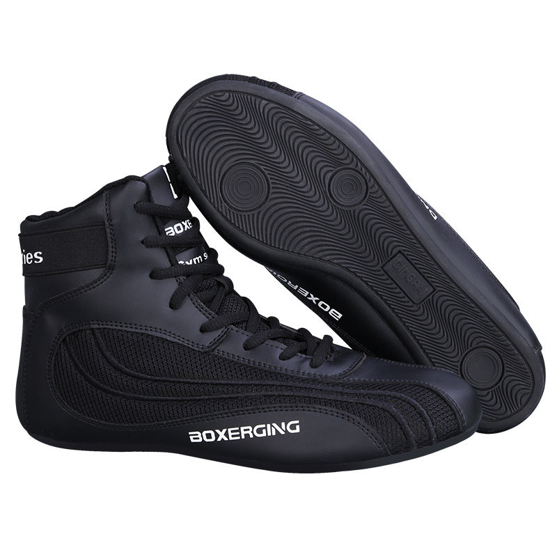 Sanda Fight Fighting Training High-top Boxing Shoe