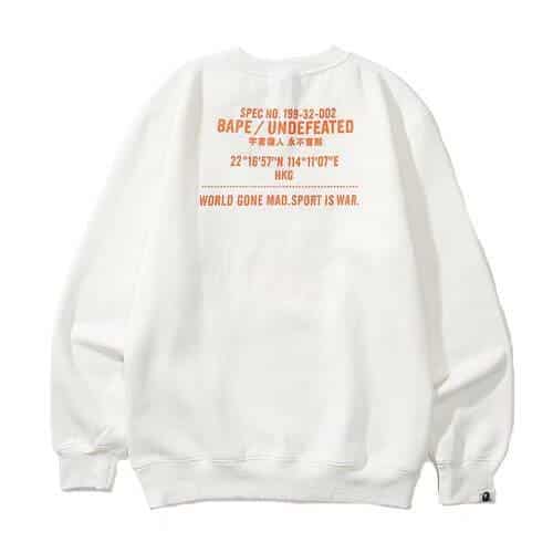 Bape X WGM Mad Sport is War Sweater